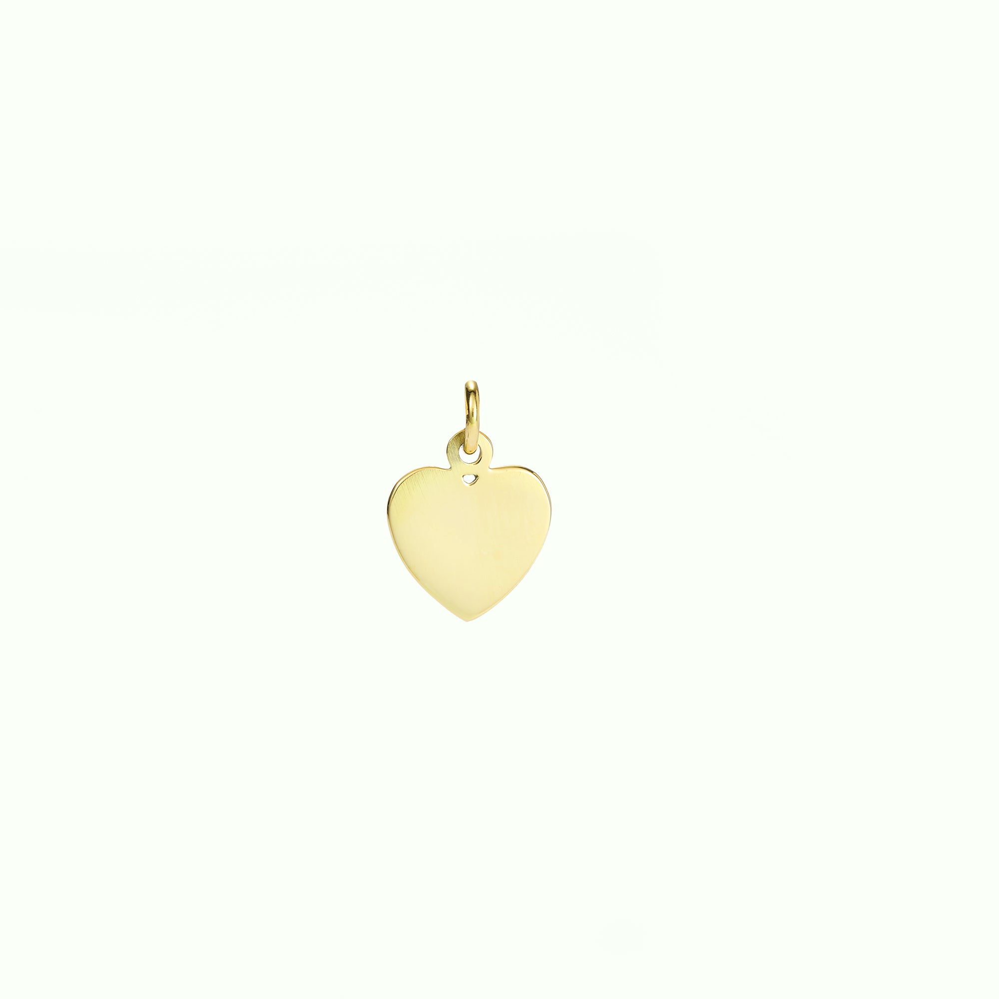 Charm Heart Enamel Green