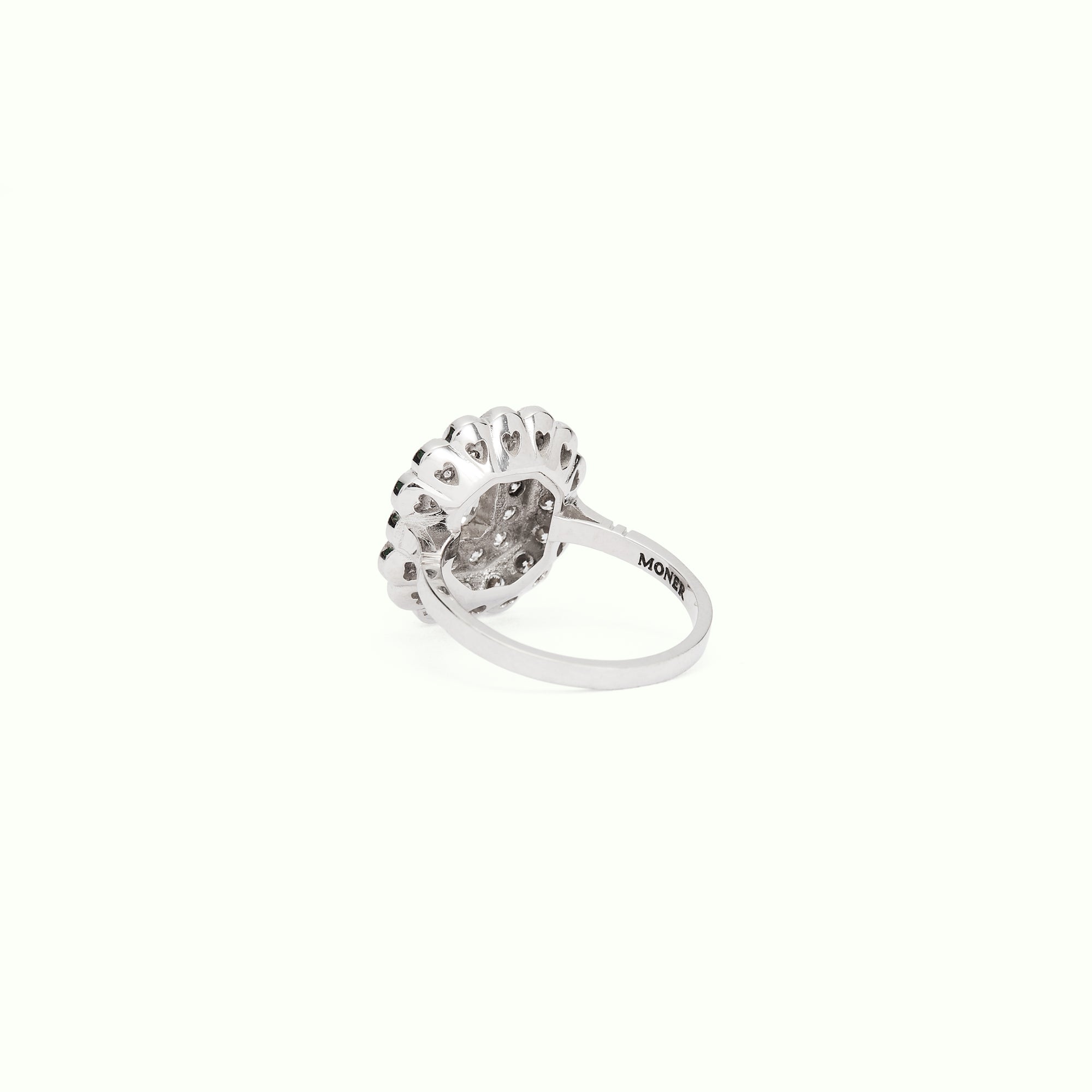 Anell 1871 Art Deco amb Diamant talla Radiant