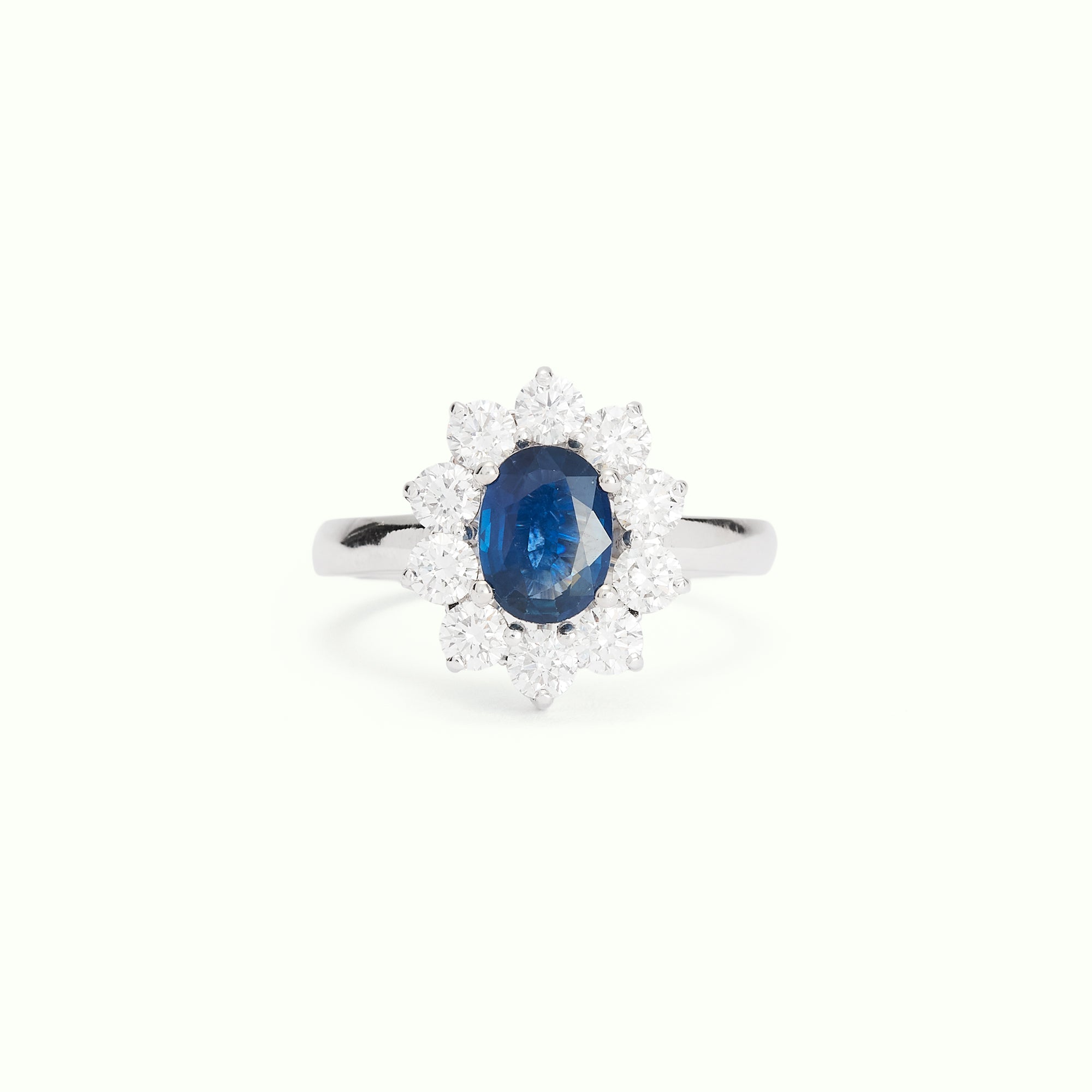 Anell Rosetó Essència Bold Sàfir Blau