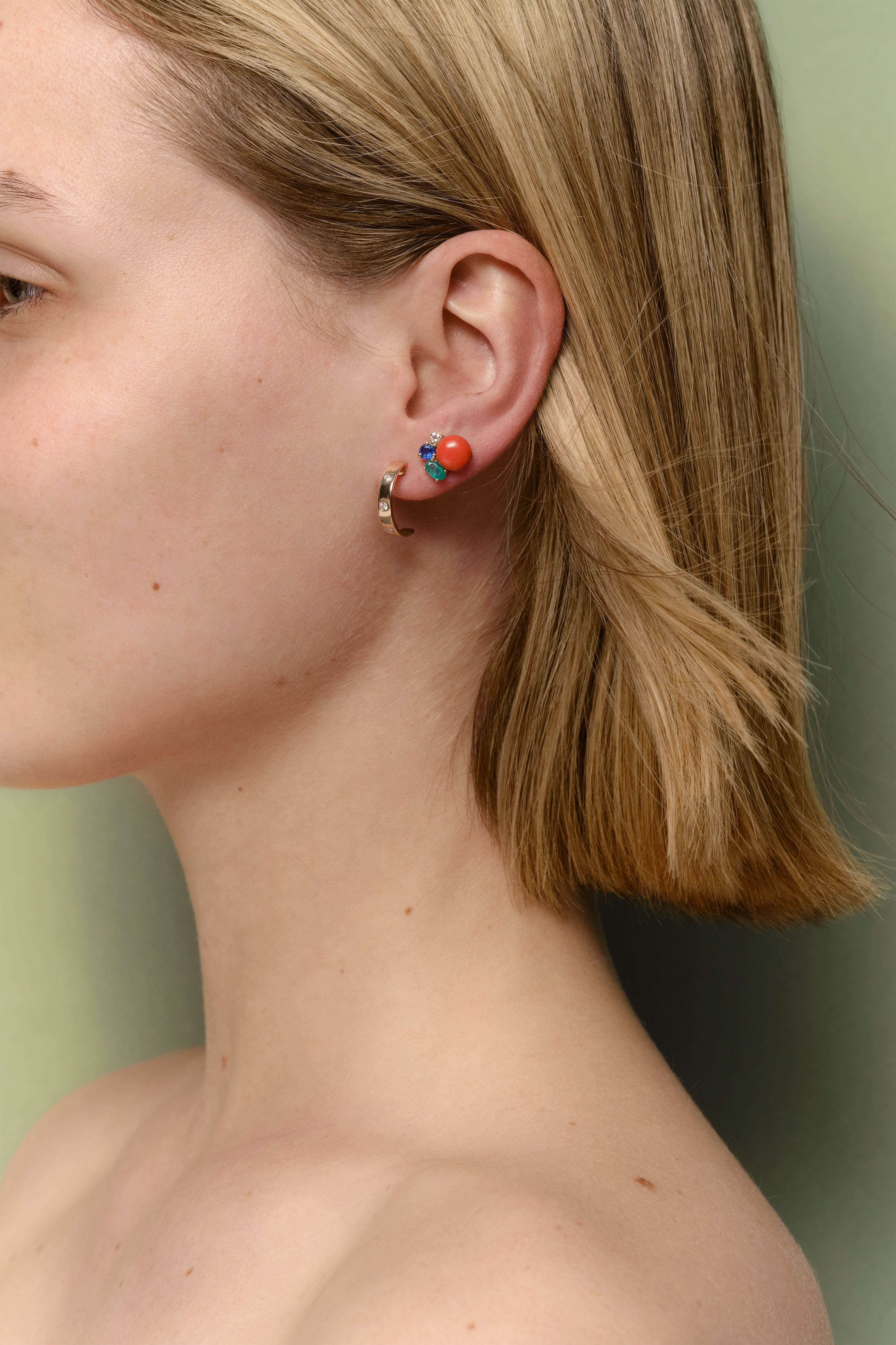 Pendientes M Criolla MUSE Diamantes