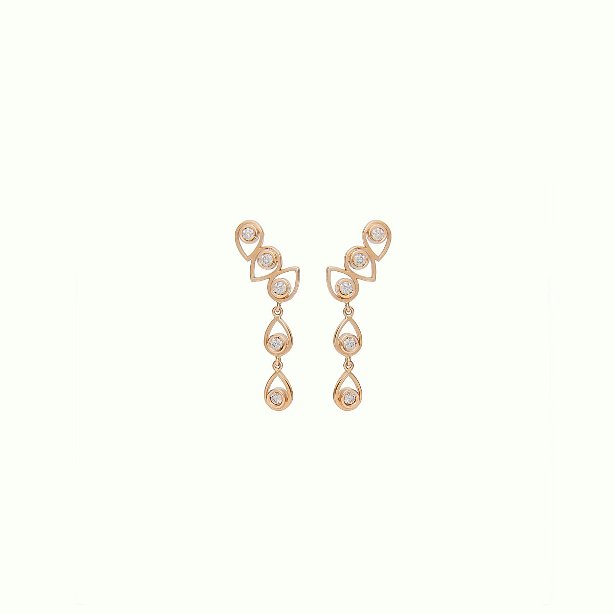 Pendientes DROPS 5 Diamantes