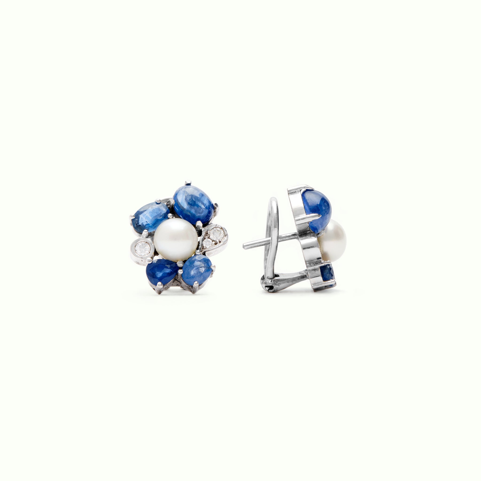 Pendientes Mosaic Arabesque Blue