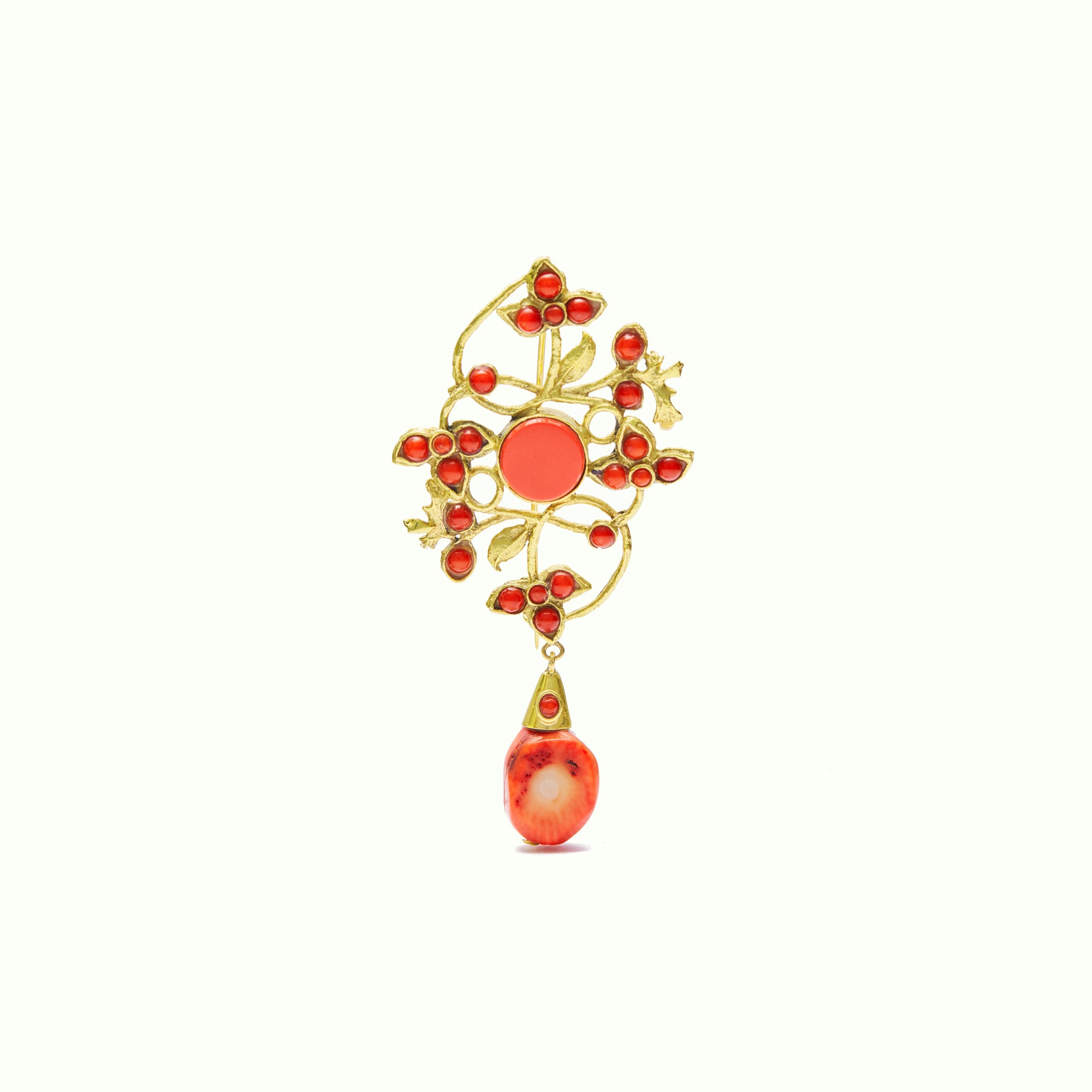 Coral Garden Brooch