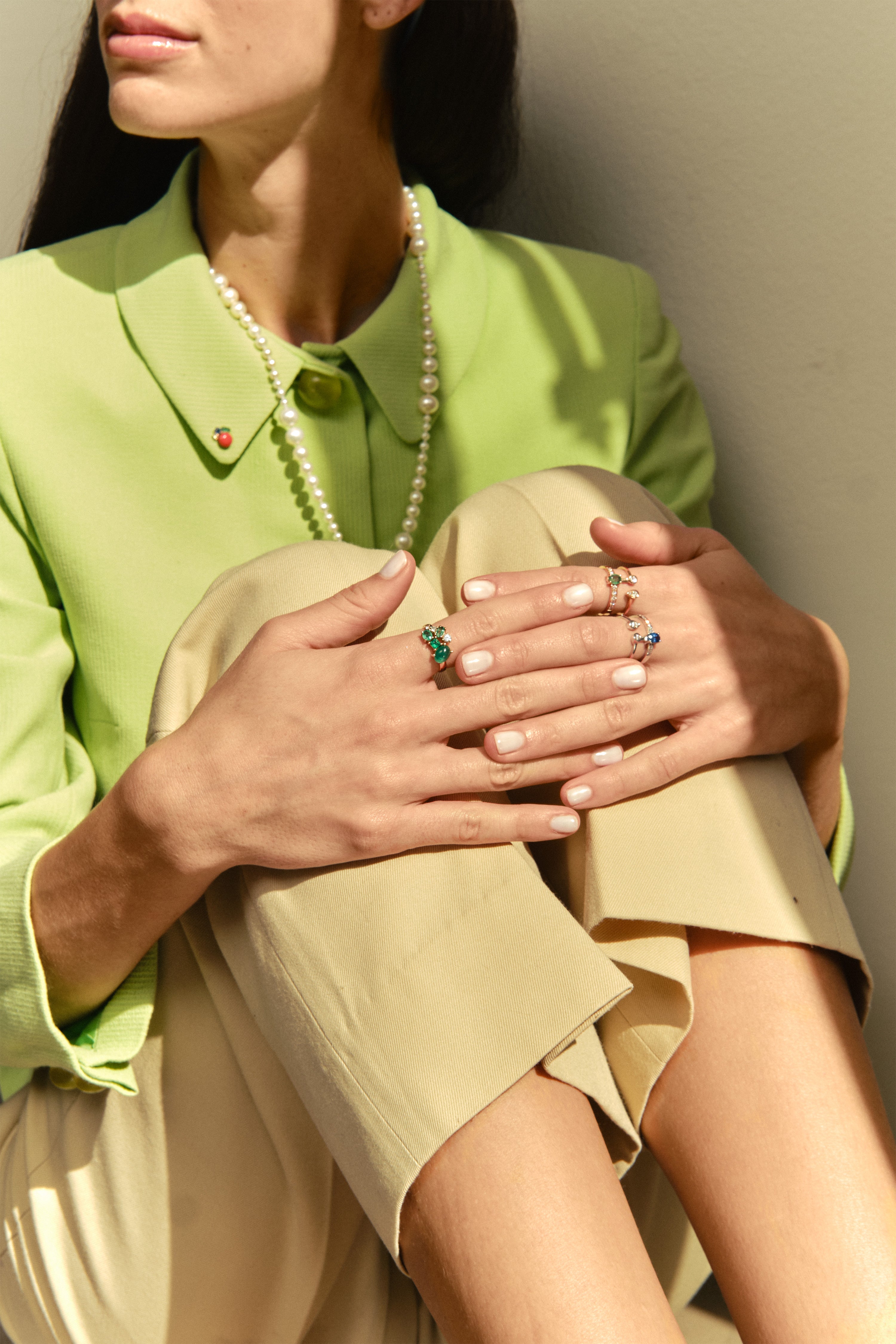 Anillo Mosaic Verde