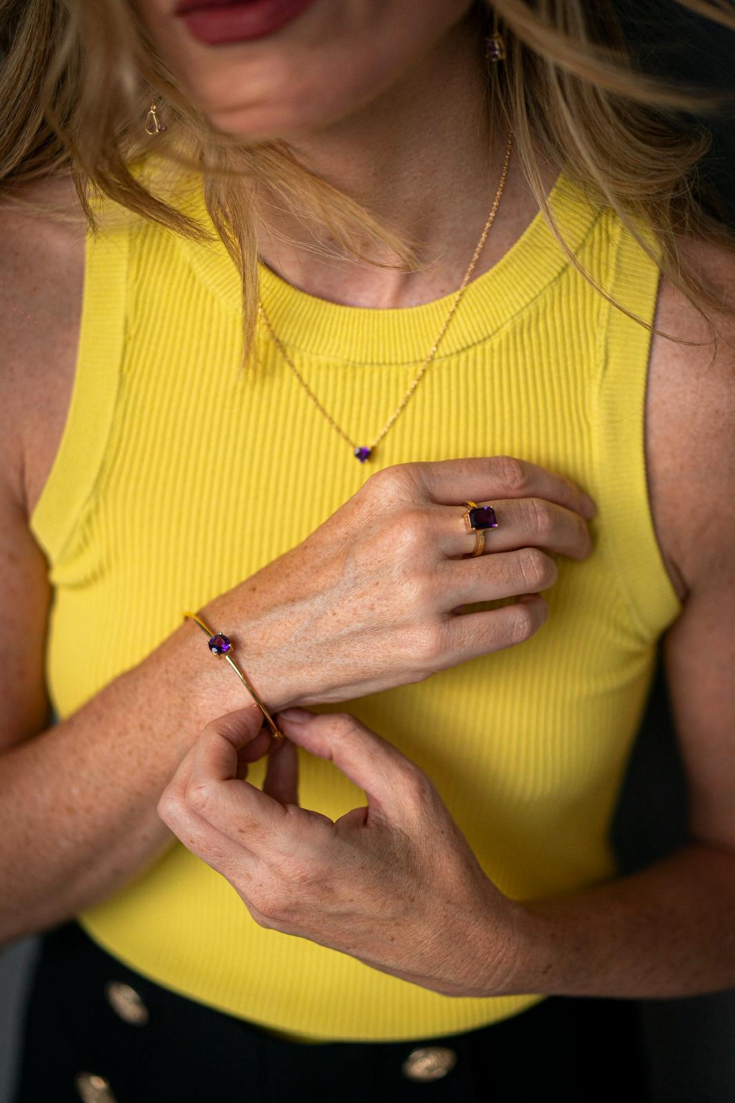 Amethyst pendant – Moner x Maria Xinxó