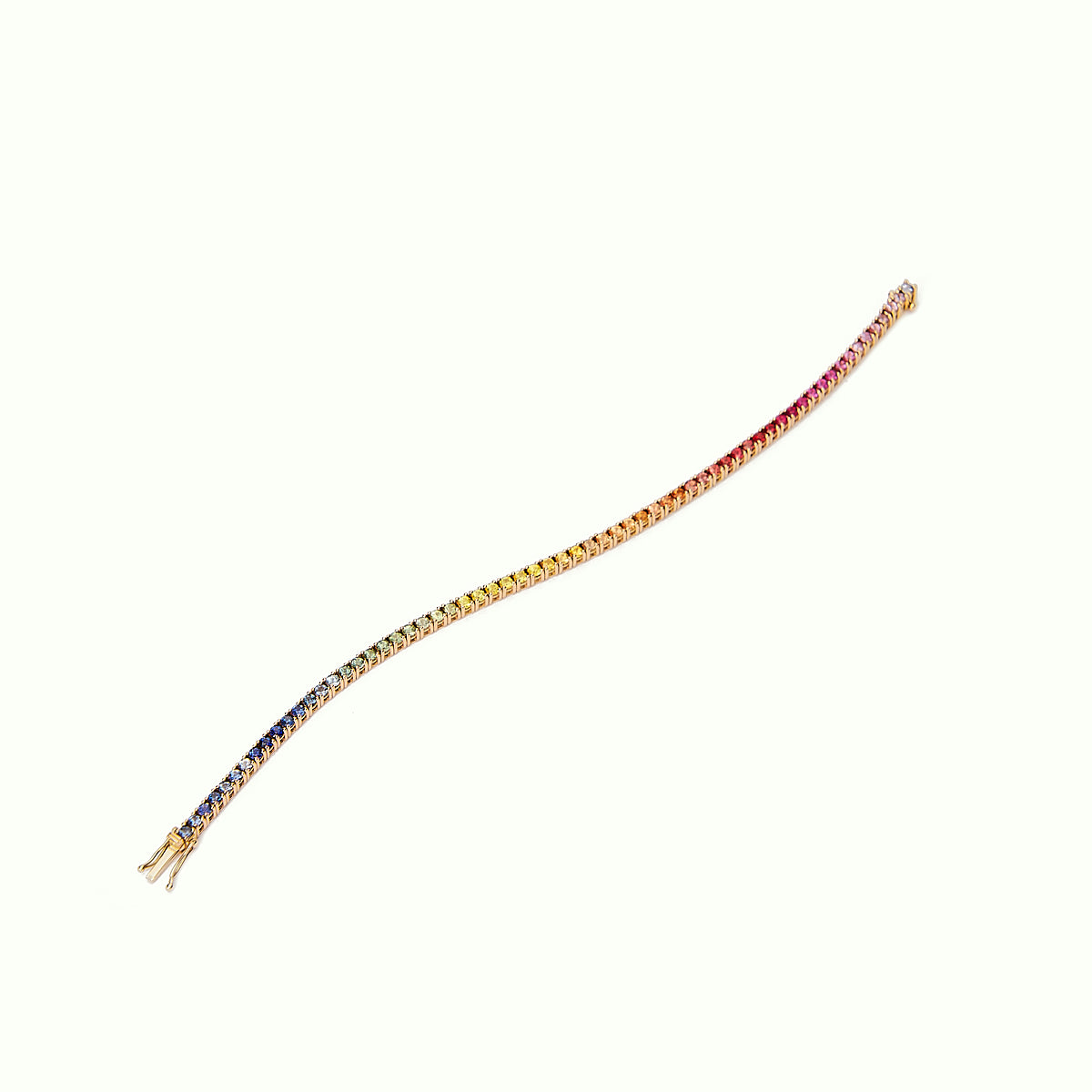 Pulsera Riviere Diamantes Rainbow