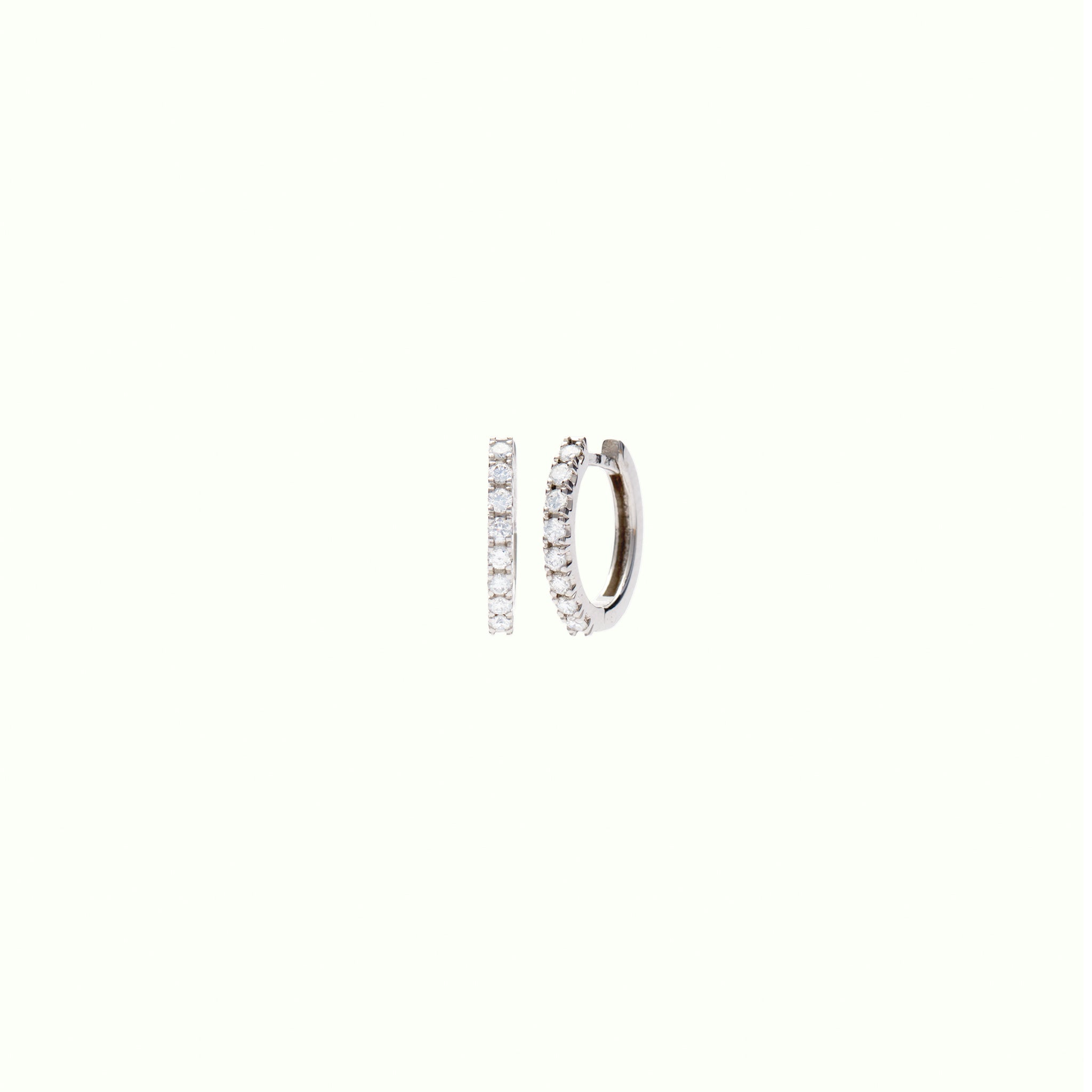 Pendientes Criollas Slim Diamante