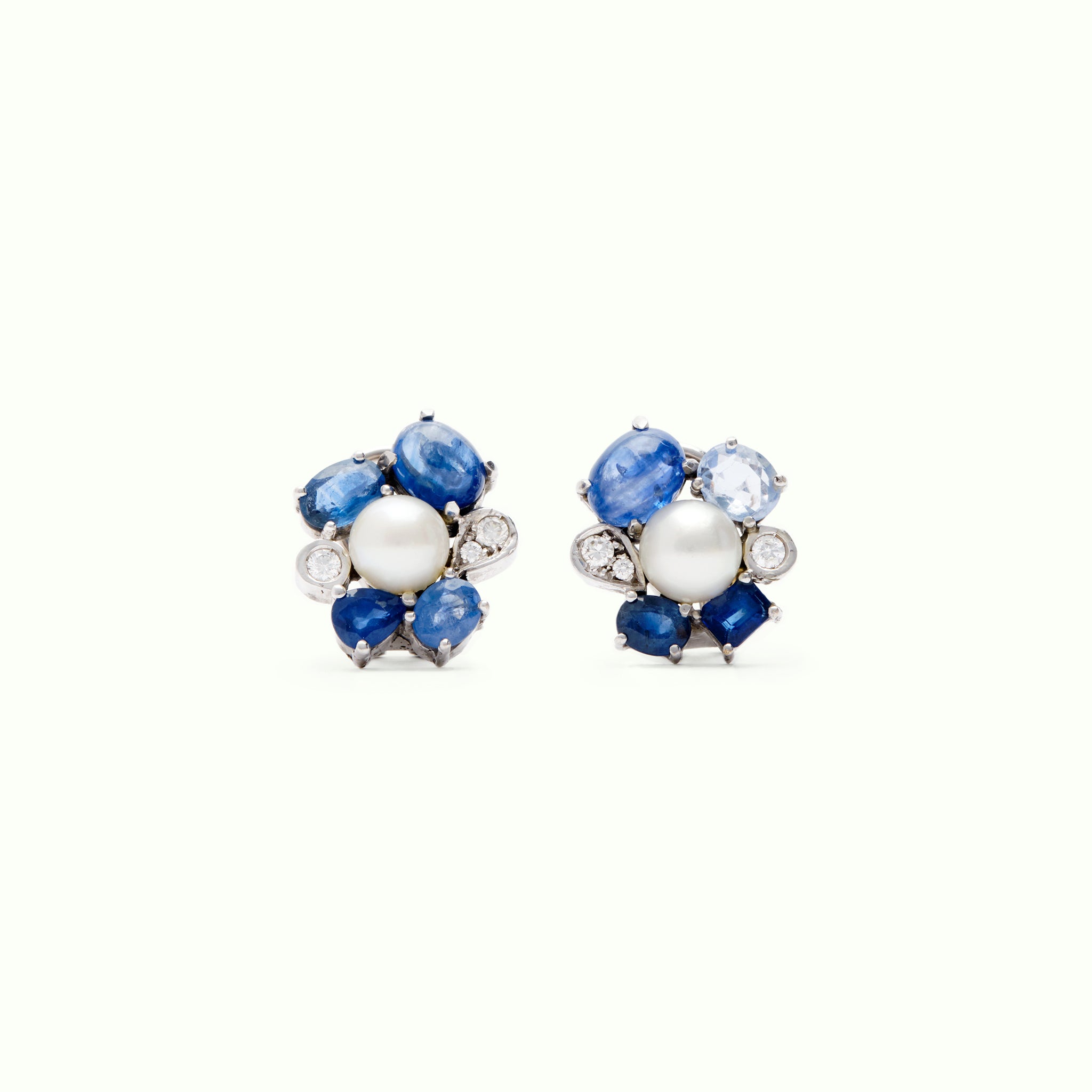 Pendientes Mosaic Arabesque Blue