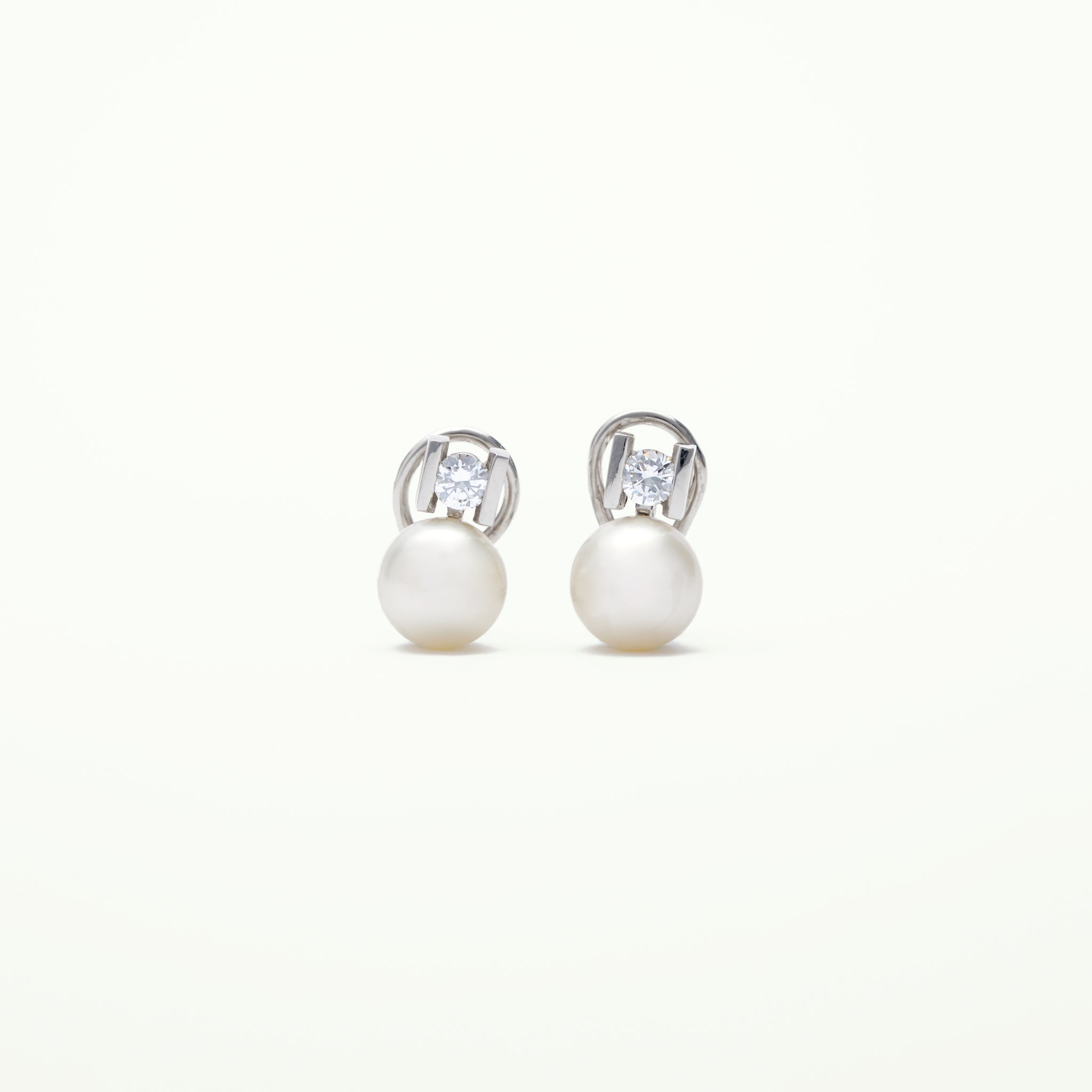 Pendientes TU-JO II Perla y Diamante