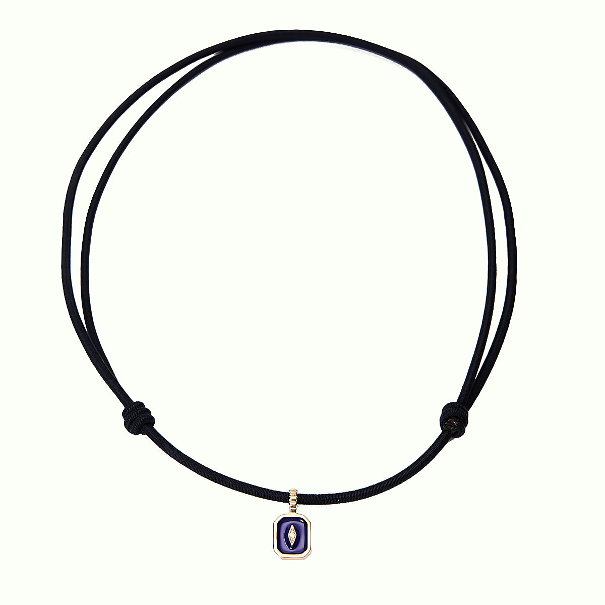 Iconic Slim Enamel Cobalt Blue pendant