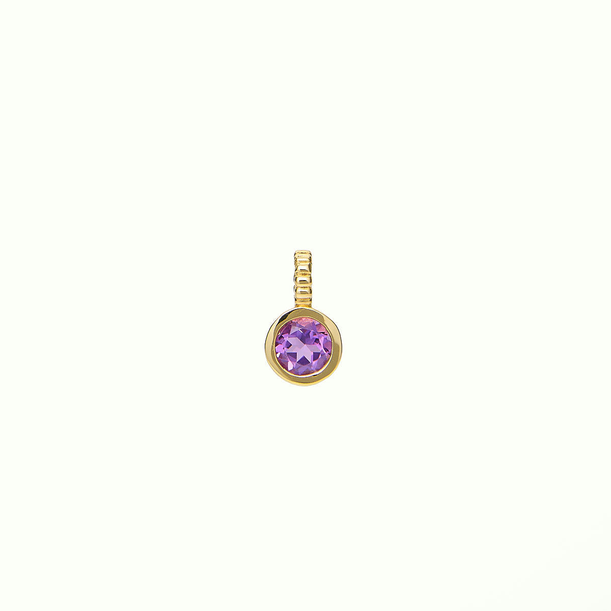 Iconic Birthstone February pendant - Amethyst