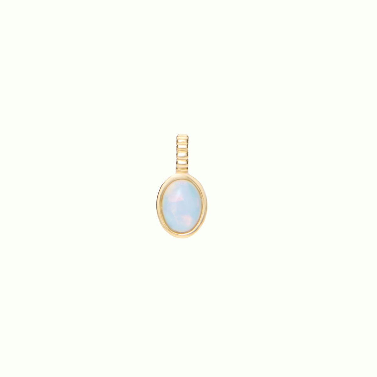Iconic Birthstone October pendant - Opal