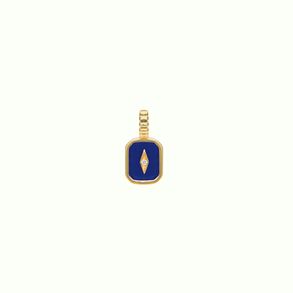 Iconic Slim Enamel Cobalt Blue pendant