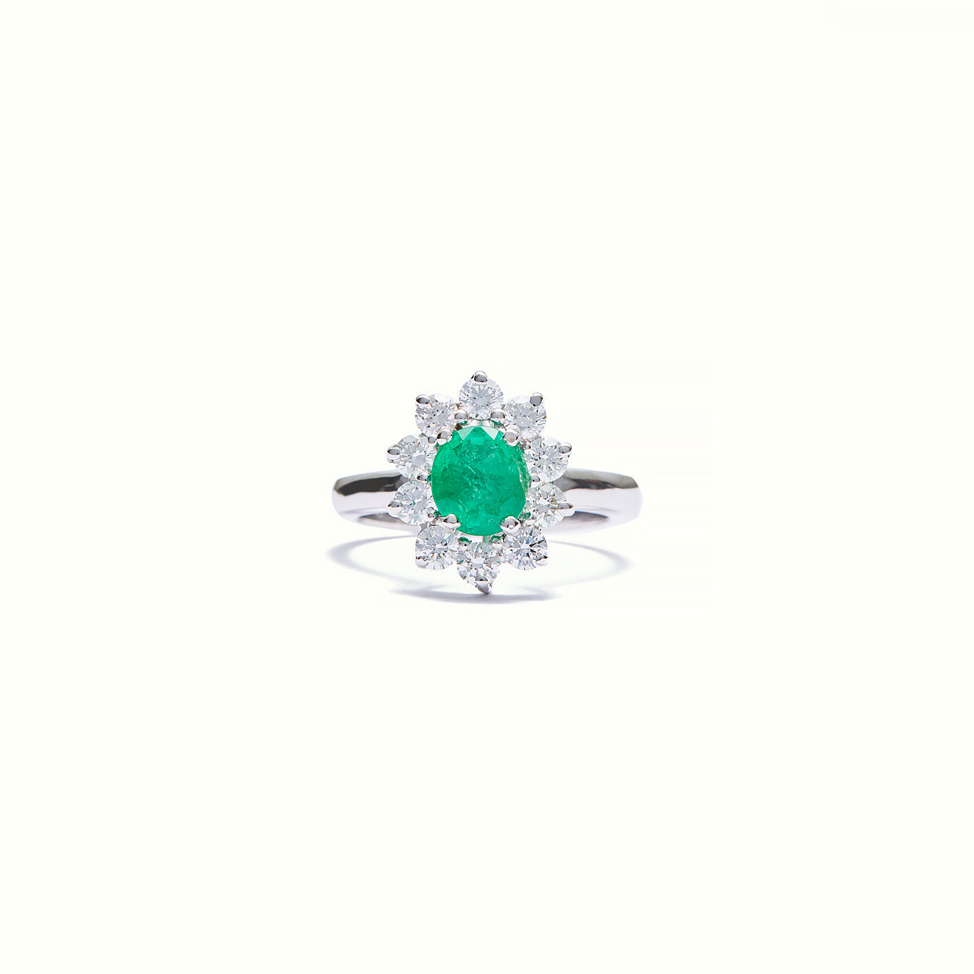 Anell Rossetó Maragda Diamants