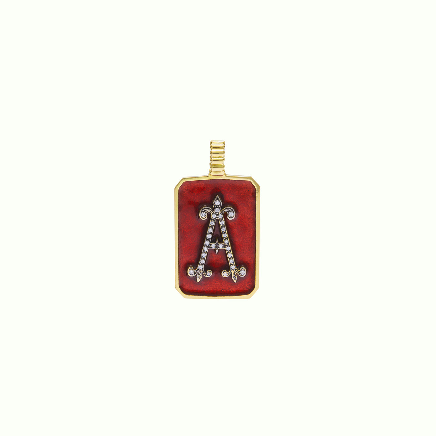Penjoll Iconic Bold Big Letter Enamel Terracota