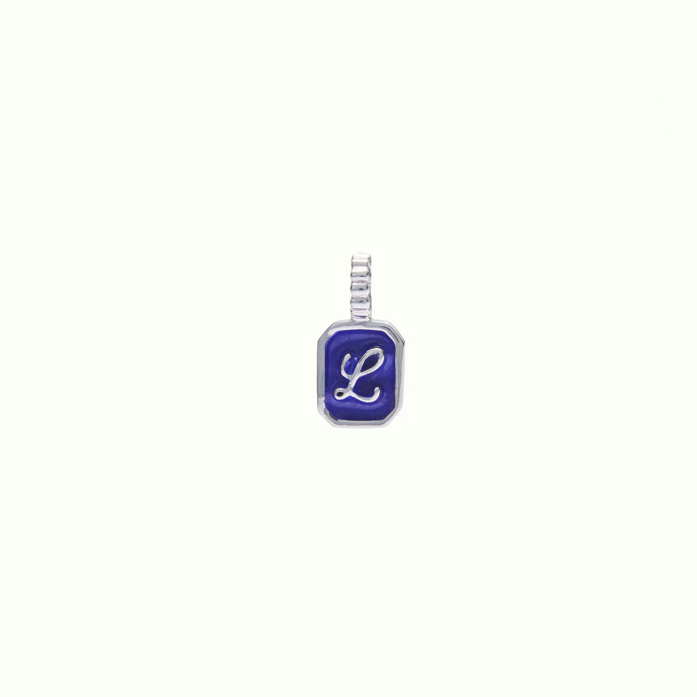Penjoll Iconic Letter Slim Enamel Cobalt Blue
