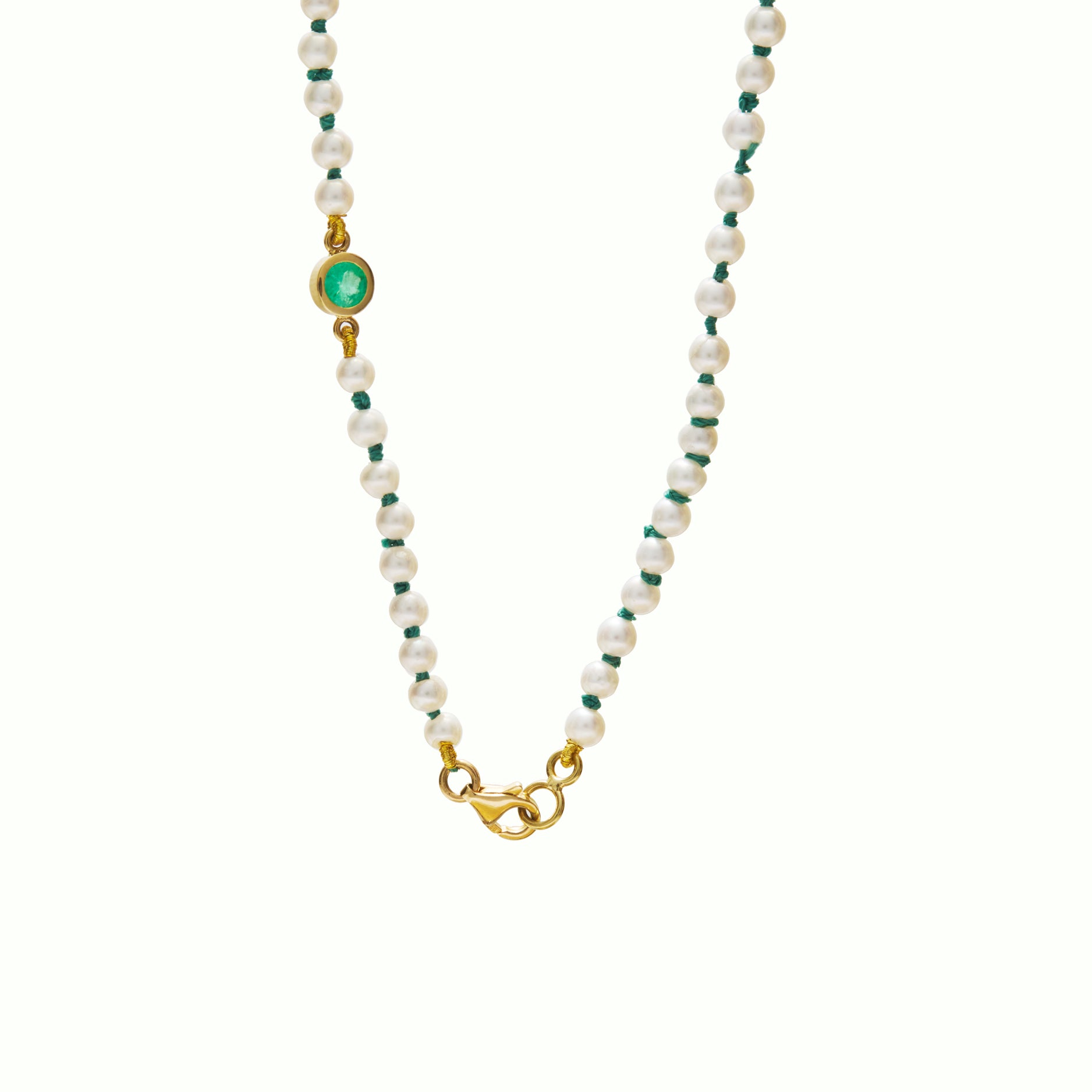 Collaret Pearls Emerald